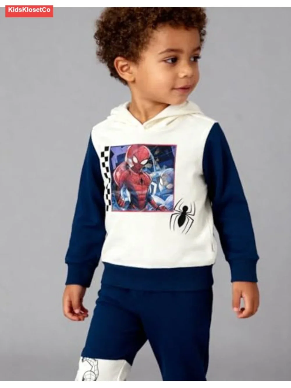 Kids Spider-Man 2-Piece Lenticular Hoodie & Jogger Set
